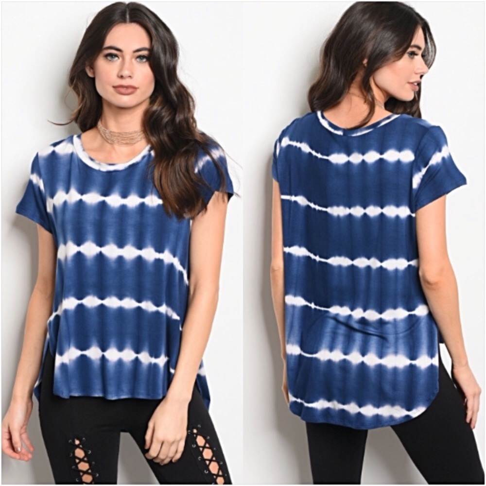 📍SALE Hippie Tie Dye Flowy Tee Top Tunic SMLXL - Picture 2 of 6